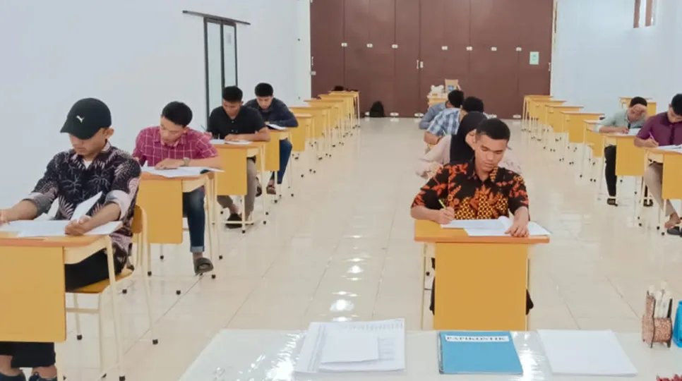 Kegiatan tes tulis psikologi Patriot Muda